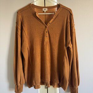 BKE brand Womens long sleeve, loose fit top | Size Small | The Buckle clothing